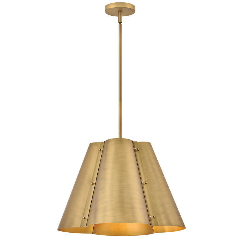 Hinkley 48544HB LED Pendant, Heritage Brass