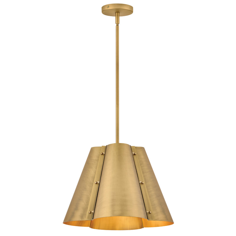 Hinkley 48547HB LED Pendant, Heritage Brass
