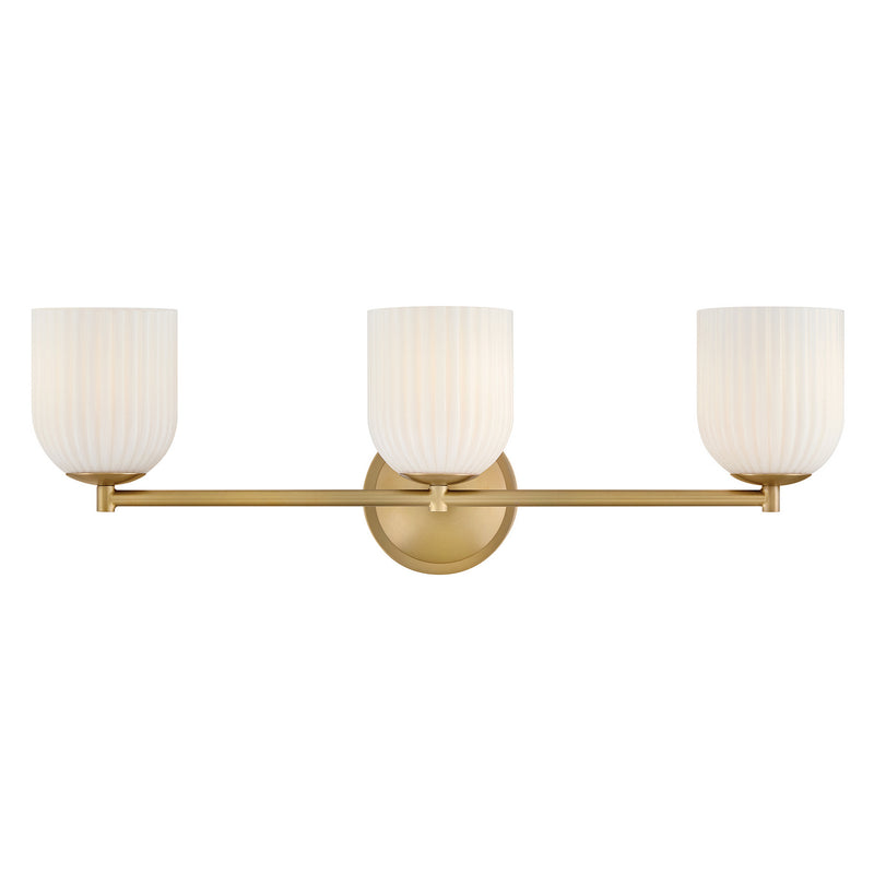 Hinkley 57473LCB-CO LED Vanity, Lacquered Brass