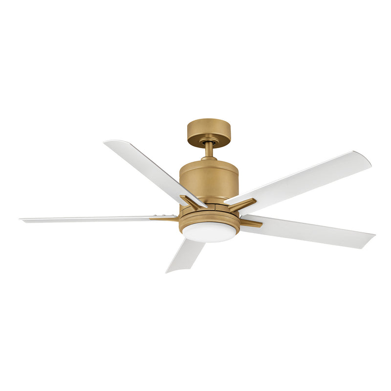 Hinkley 907052FHB-LWD 52" Smart Fan, Heritage Brass