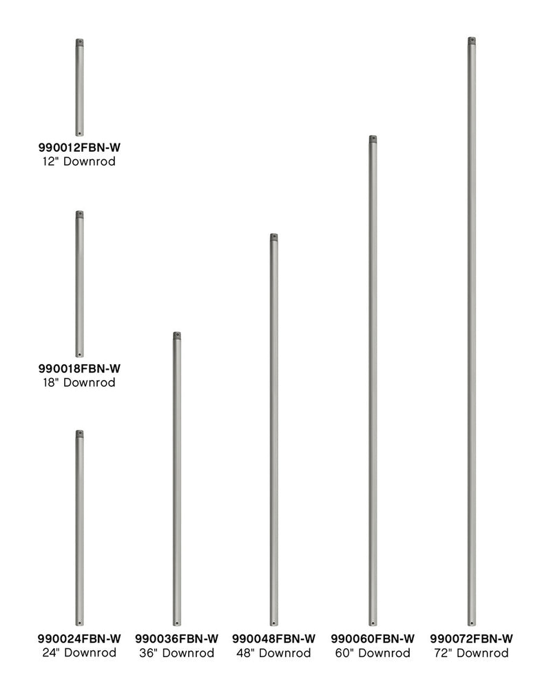 Hinkley 990036FBN-W Downrod, Brushed Nickel