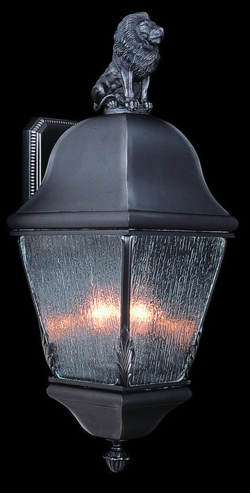 Framburg 9610 IRON Three Light Exterior Wall Mount, Iron