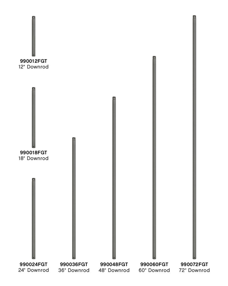 Hinkley 990072FGT Downrod, Graphite