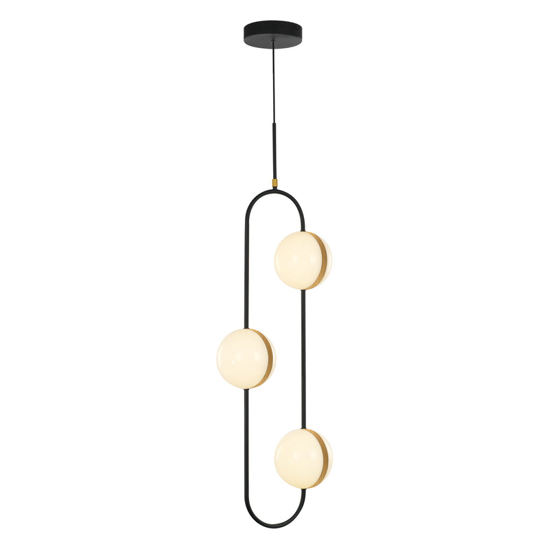 Alora PD302003MBBG-UNV LED Pendant, Matte Black/Brushed Gold