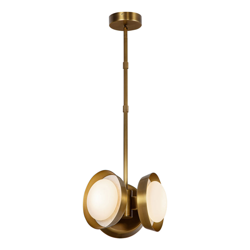 Alora PD320313VB-UNV LED Pendant, Vintage Brass