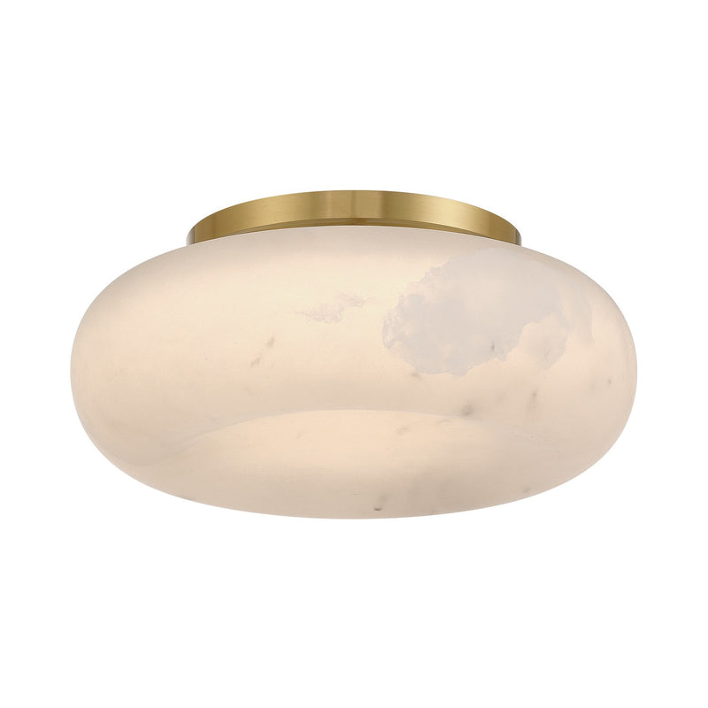 Crystorama AME-403-AG LED Flush Mount, Aged Brass
