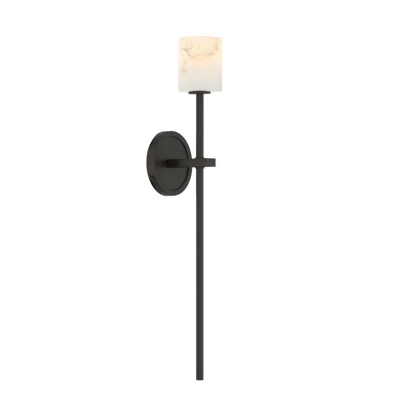 Crystorama ARA-10261-MK-ST LED Wall Sconce, Matte Black