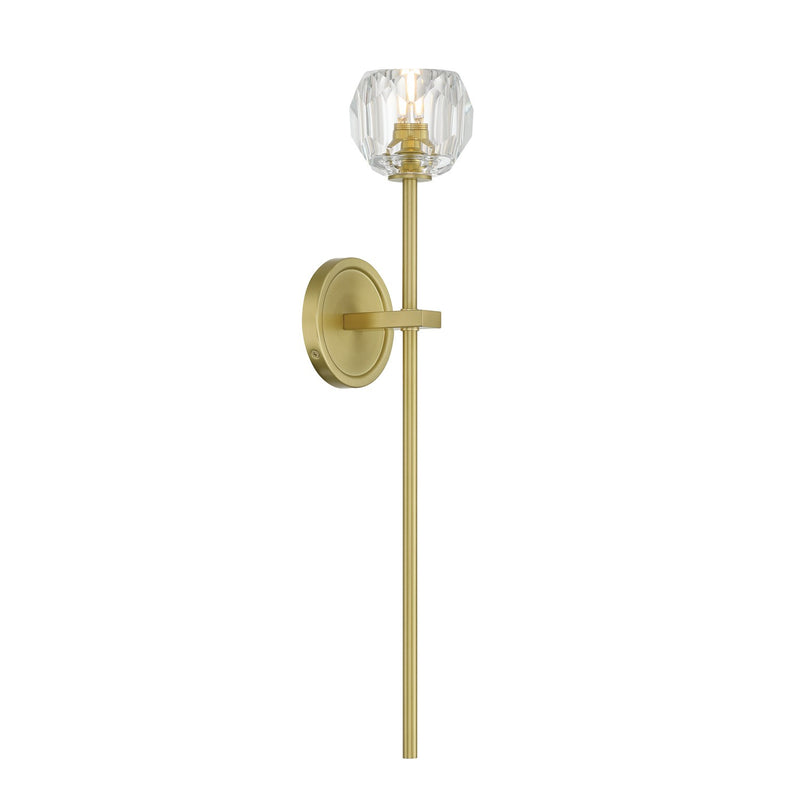 Crystorama ARA-10261-SB LED Wall Sconce, Soft Brass