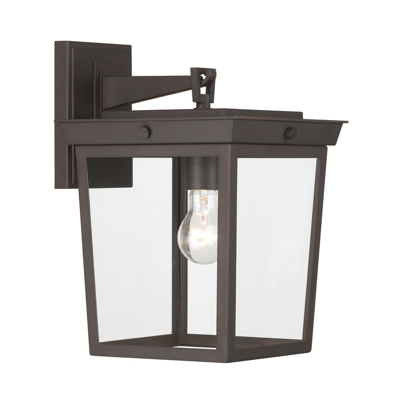Crystorama BEL-A8062-TZ One Light Outdoor Wall Sconce, Twilight Bronze
