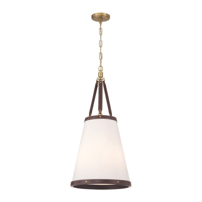 Crystorama CAL-2404-LG Three Light Pendant, Luxe Gold