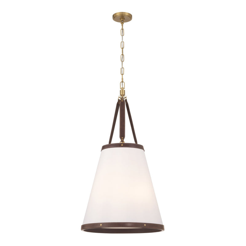Crystorama CAL-2405-LG Four Light Pendant, Luxe Gold