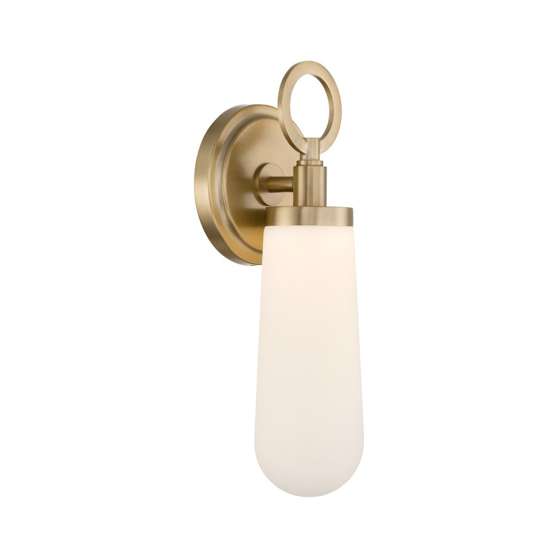 Crystorama CVN-731-VG LED Wall Sconce, Vibrant Gold
