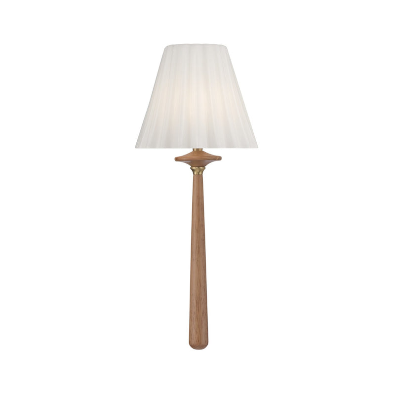 Crystorama JLS-2901-AG-WD LED Wall Sconce, Aged Brass + Wood