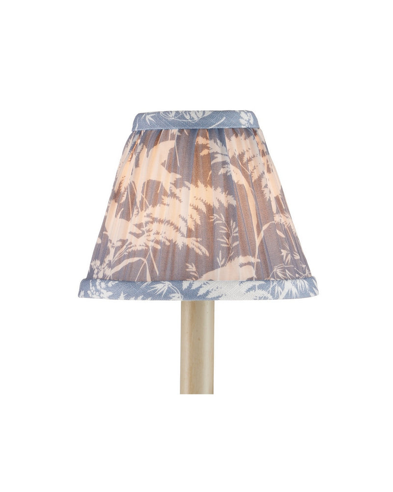Currey and Company 0900-0044 Chandelier Shade, Dusty Blue / Ivory