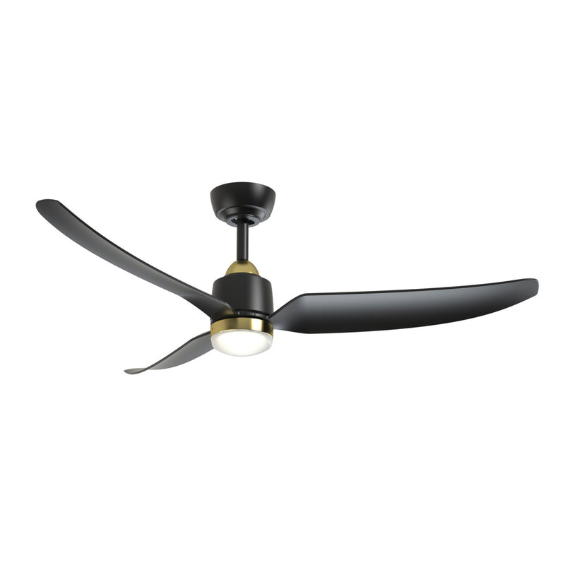 Kuzco Lighting CF72952-BG/MB-5CCT 52" Ceiling Fan, Brushed Gold/Matte Black