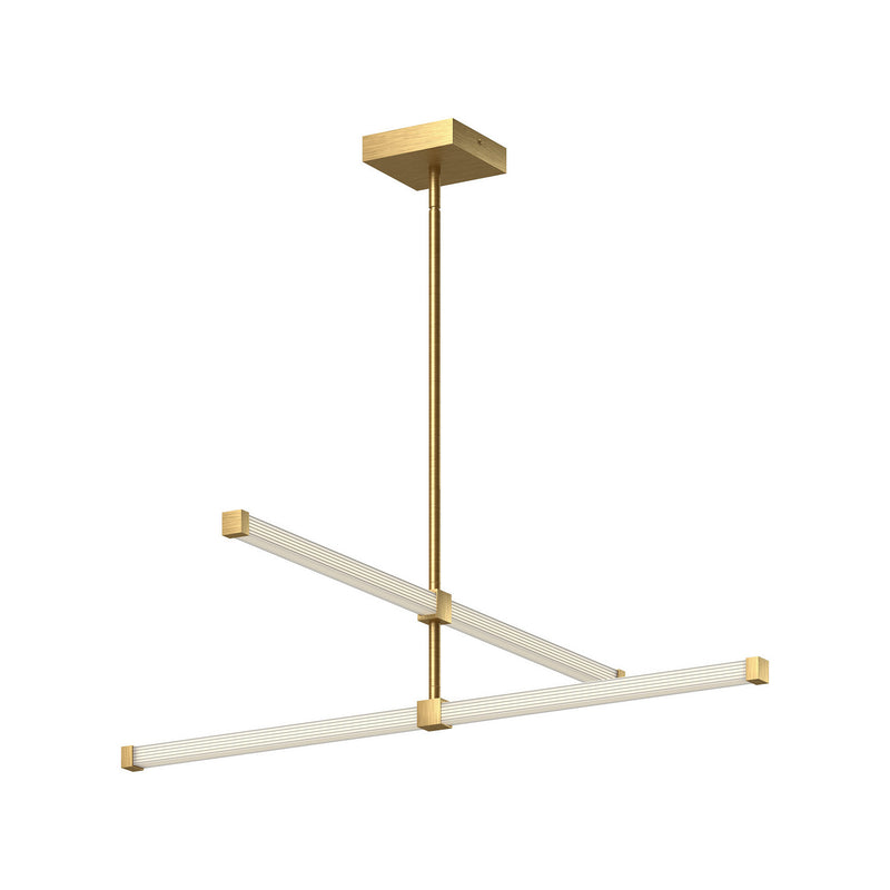 Kuzco Lighting CH23532-BG-UNV LED Chandelier, Brushed Gold