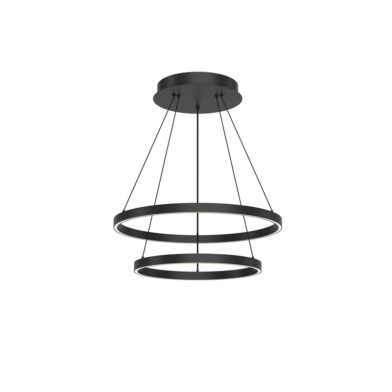 Kuzco Lighting CH87224-BK-UNV-010 LED Chandelier, Black