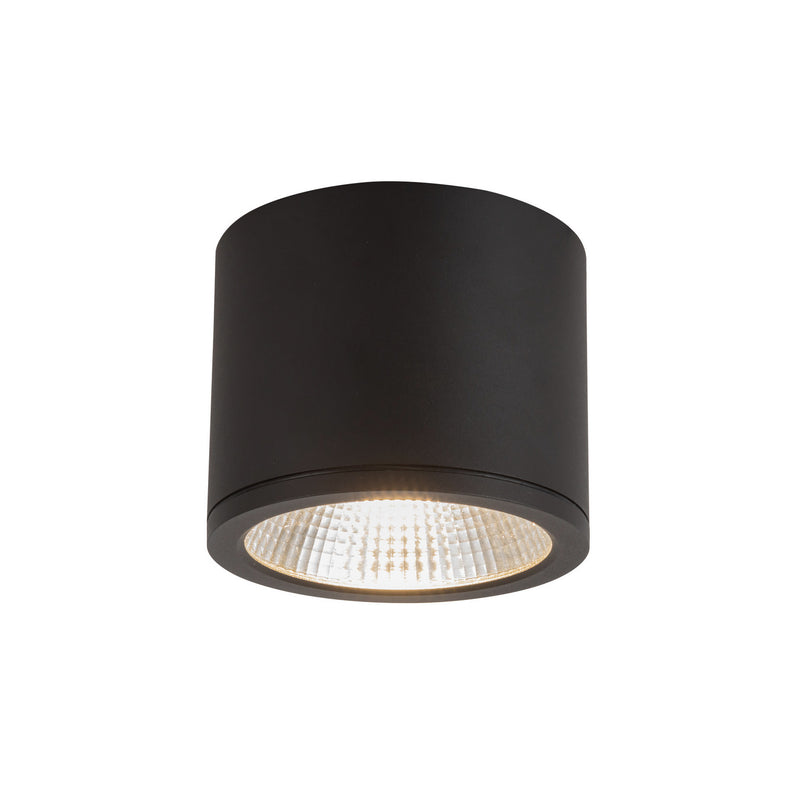 Kuzco Lighting EC265104-BK LED Outdoor Ceiling Mount, Black