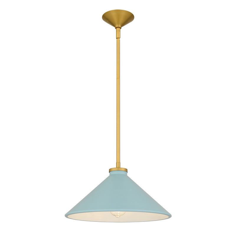 Quoizel BRADB1814BRG One Light Pendant, Brushed Gold