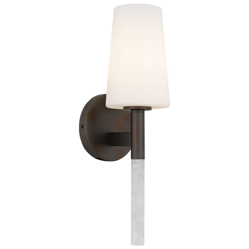 Quoizel ELOU8705IN One Light Wall Sconce, Iron Gate