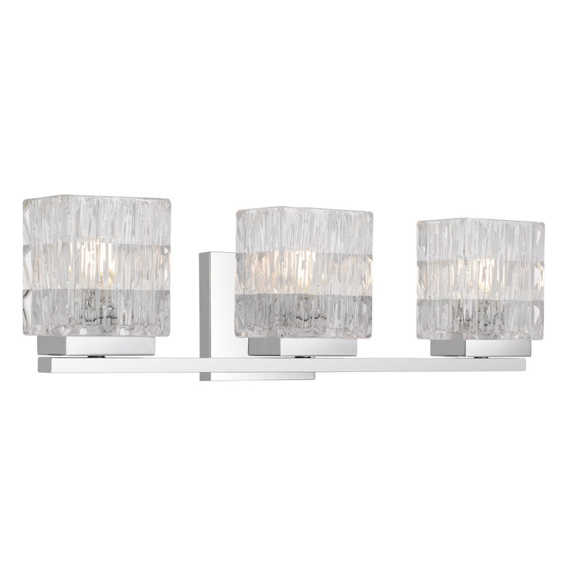 Quoizel ESTE8621C Three Light Vanity, Polished Chrome