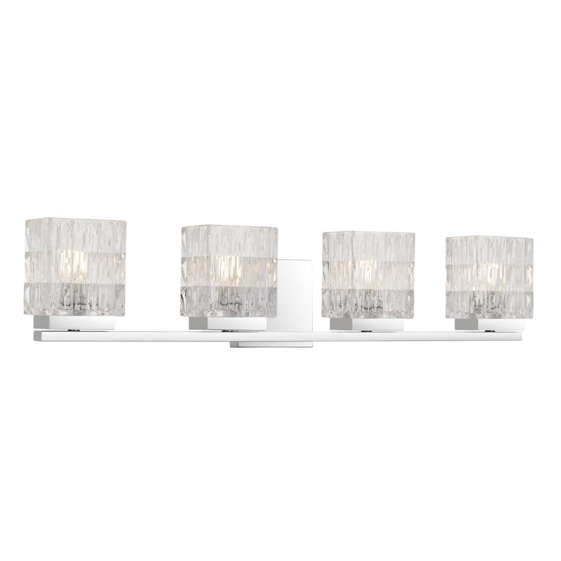 Quoizel ESTE8629C Four Light Vanity, Polished Chrome