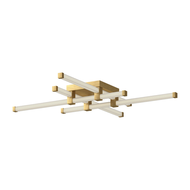 Kuzco Lighting FM23534-BG-UNV LED Flush Mount, Brushed Gold