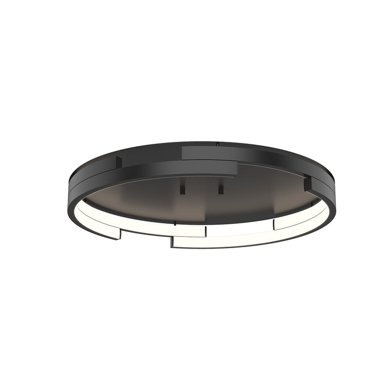 Kuzco Lighting FM52719-BK-UNV-010 LED Flush Mount, Black