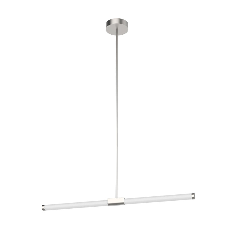 Kuzco Lighting LP18537-BN-UNV LED Linear Pendant, Brushed Nickel