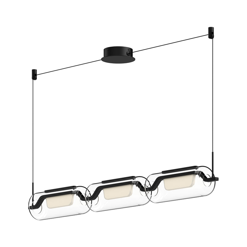 Kuzco Lighting LP28543-BK-UNV LED Linear Pendant, Black