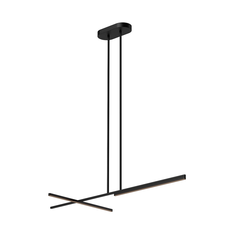 Kuzco Lighting LP28748-BK-UNV LED Linear Pendant, Black