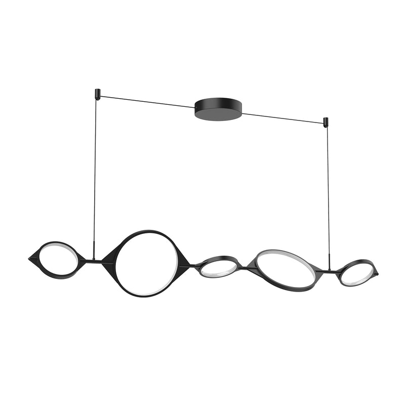 Kuzco Lighting LP84457-BK-UNV LED Linear Pendant, Black
