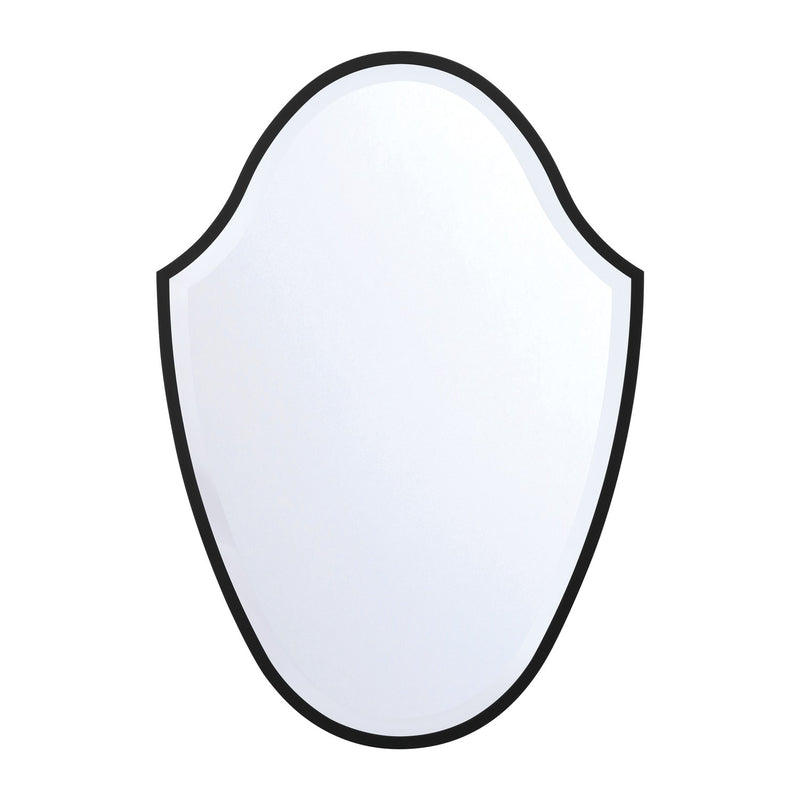 Crystorama LIN-M428-MK Mirror, Matte Black