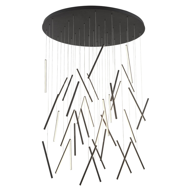 Kuzco Lighting MP14850-BK-UNV-010 LED Pendant, Black