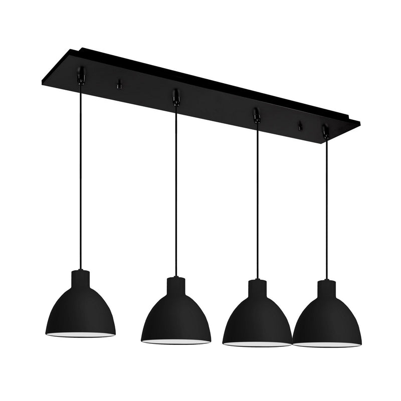 Kuzco Lighting MP1706BK-04 LED Pendant, Black