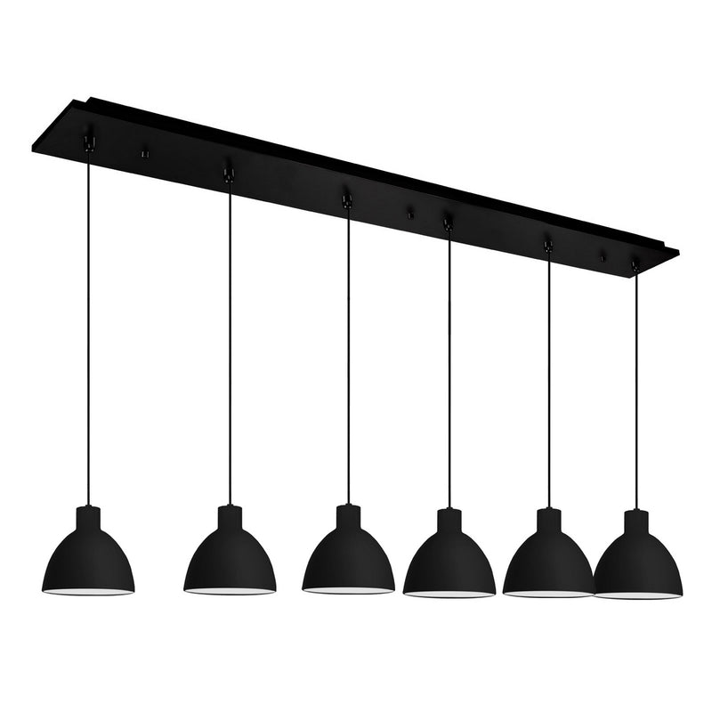 Kuzco Lighting MP1706BK-06 LED Pendant, Black