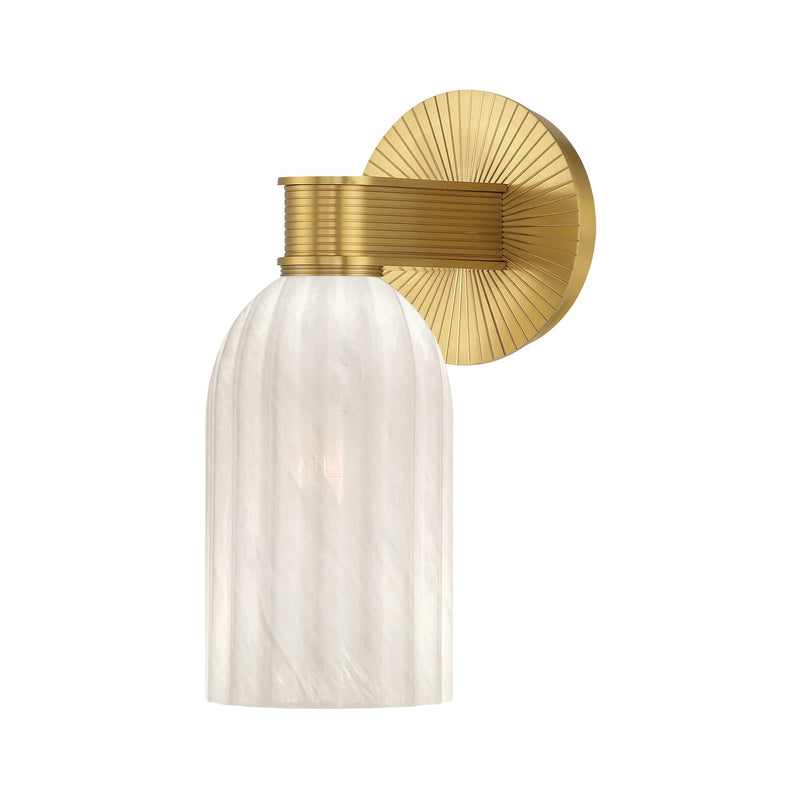 Crystorama LOT-711-LG One Light Wall Sconce, Luxe Gold