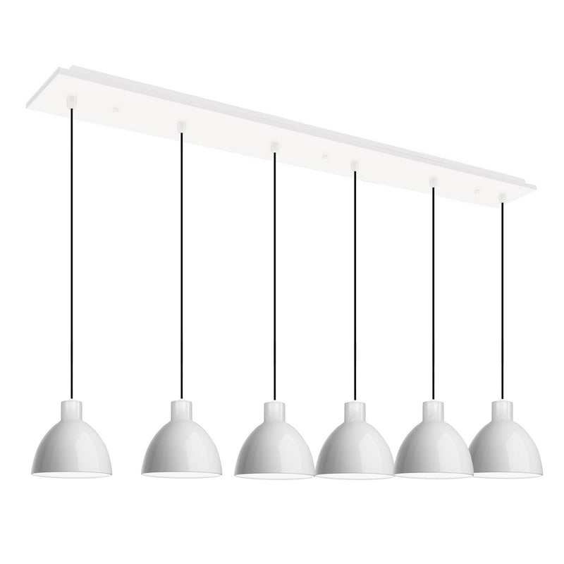 Kuzco Lighting MP1706WG-06 LED Pendant, Glossy White