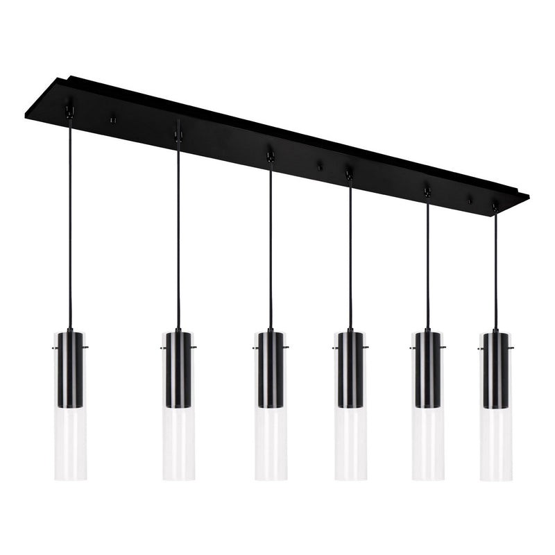 Kuzco Lighting MP21703BK-06 LED Pendant, Black