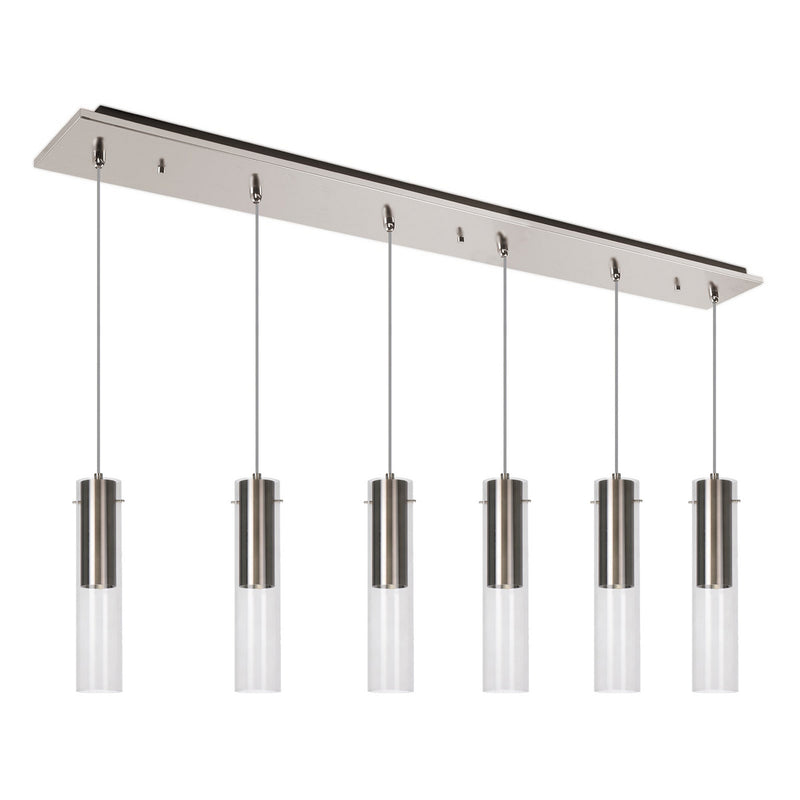 Kuzco Lighting MP21703BN-06 LED Pendant, Brushed Nickel