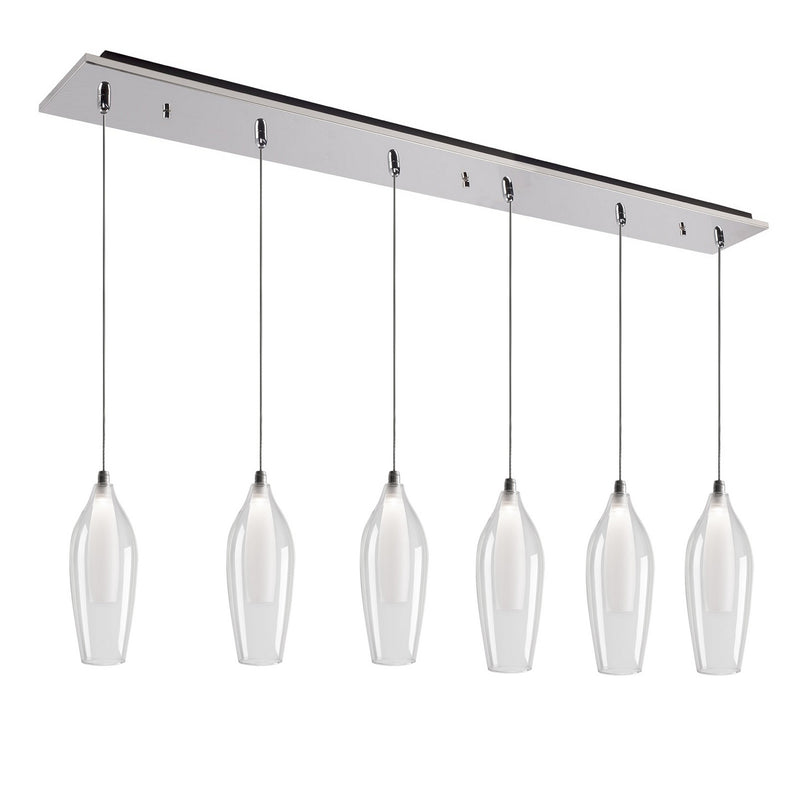 Kuzco Lighting MP3004CH-06 LED Pendant, Chrome