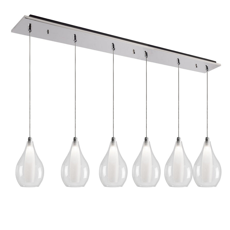 Kuzco Lighting MP3005CH-06 LED Pendant, Chrome