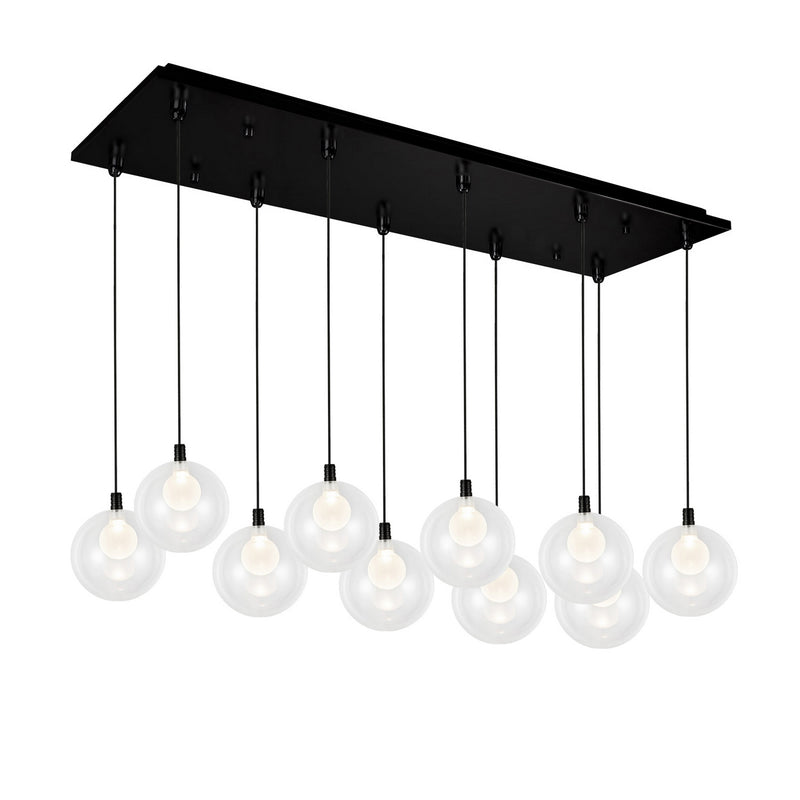 Kuzco Lighting MP3106BK-10 LED Pendant, Black
