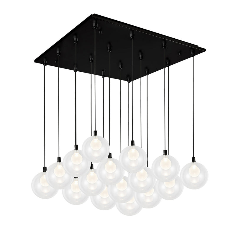 Kuzco Lighting MP3106BK-16 LED Pendant, Black