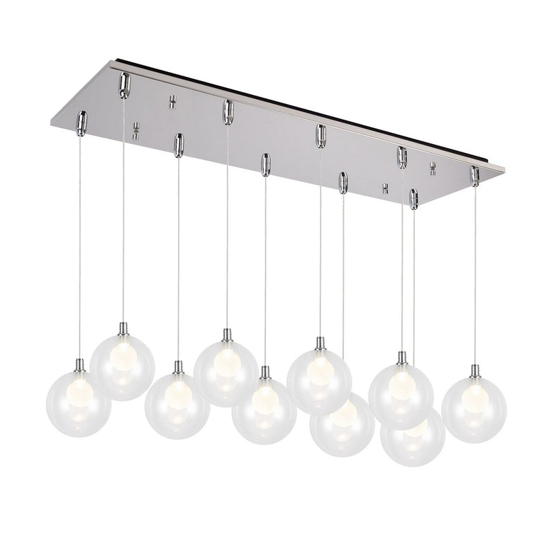 Kuzco Lighting MP3106CH-10 LED Pendant, Chrome