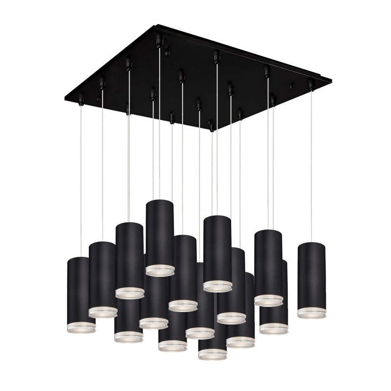 Kuzco Lighting MP401431BK-16 LED Pendant, Black