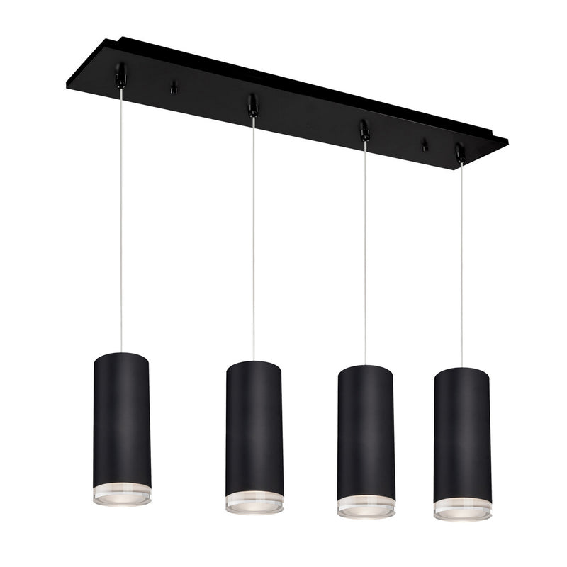 Kuzco Lighting MP401432BK-04 LED Pendant, Black