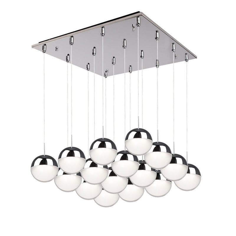 Kuzco Lighting MP402801CH-16 LED Pendant, Chrome