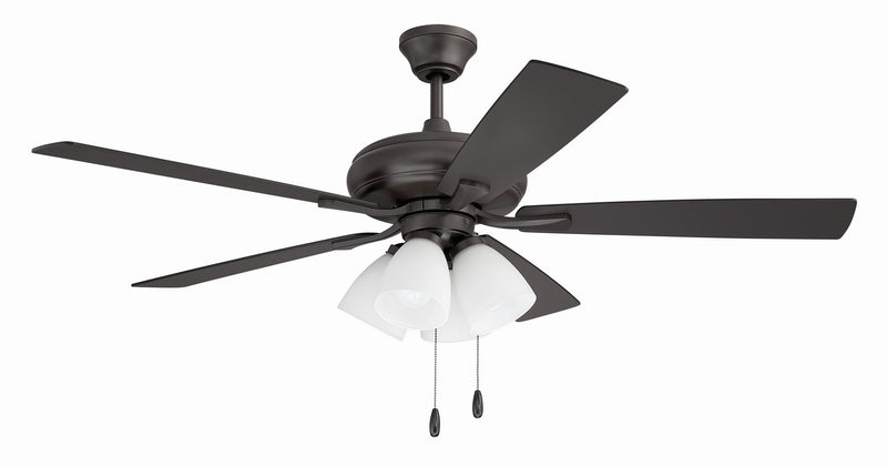 Craftmade ECF114CBZ5-CBZWLN 52" Ceiling Fan, Classic Bronze