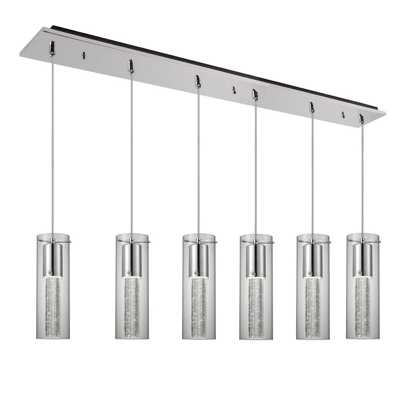 Kuzco Lighting MP4401CH-06 LED Pendant, Chrome